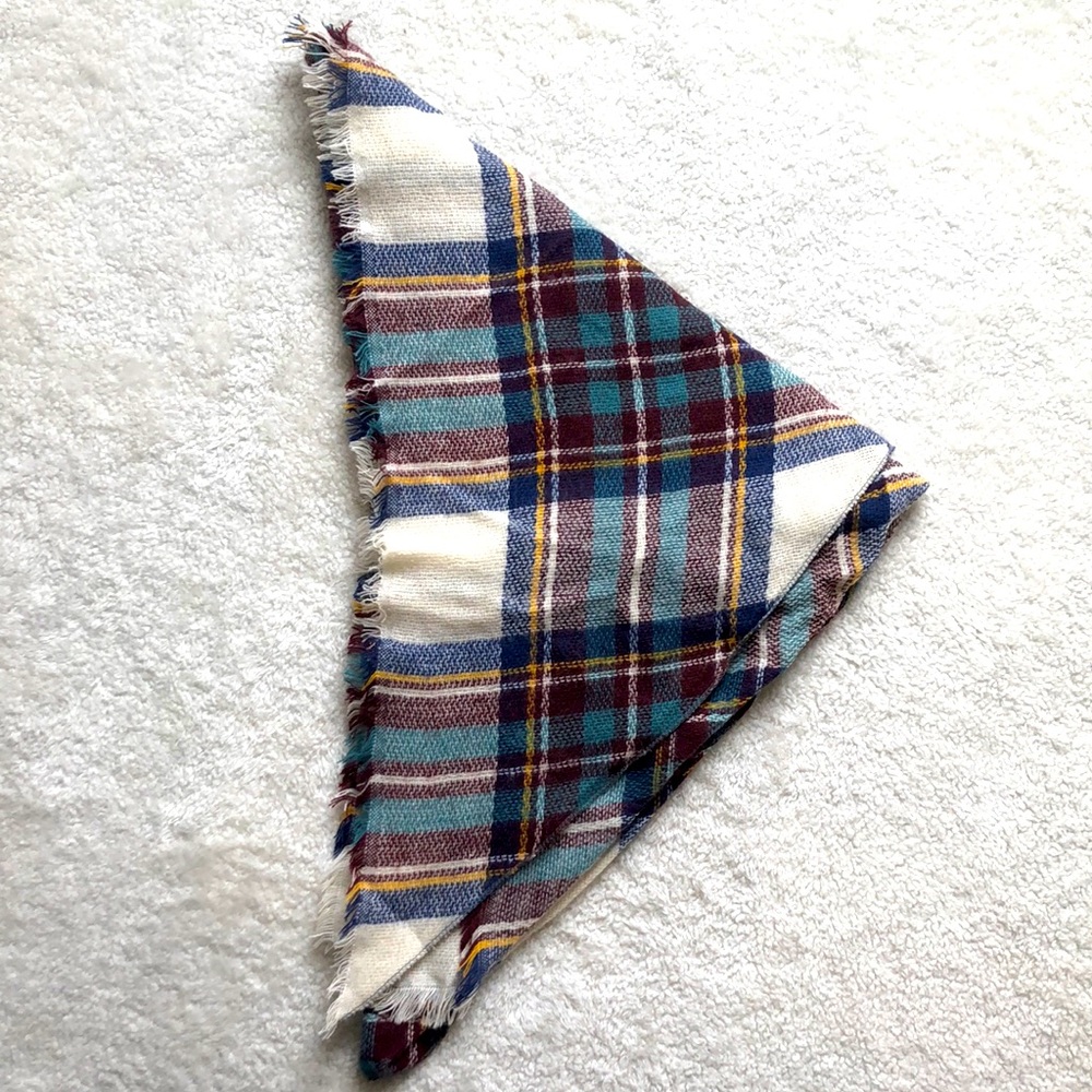 Plaid Blanket Scarf